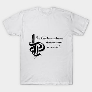 Culinary Canvas: Where Delicious Art is Created T-Shirt